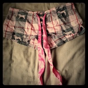 Pink Victoria's secret comfy PJ shorts size medium